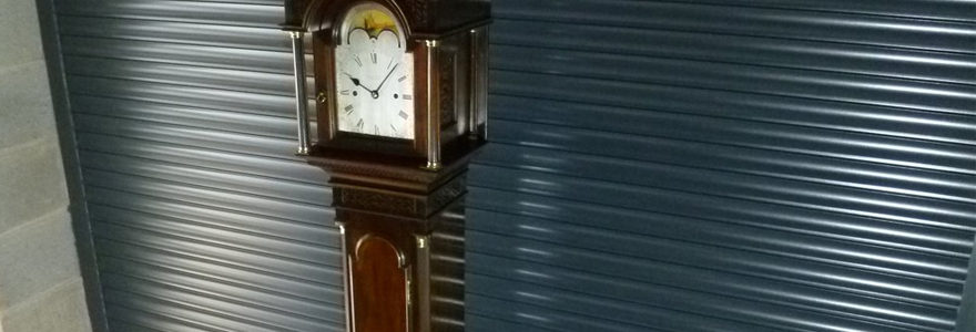 grandmother and granddaughter clock