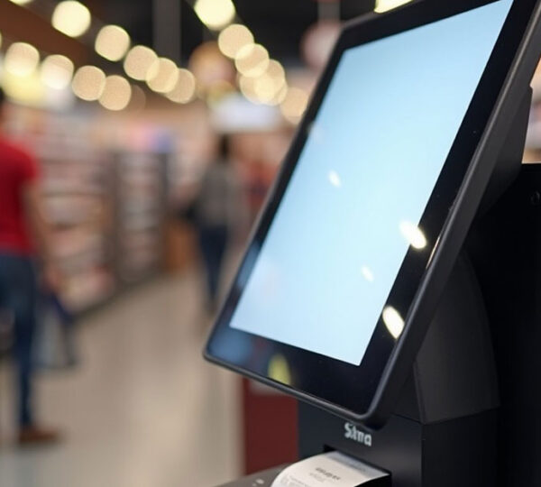 Kiosk printer in retail environment